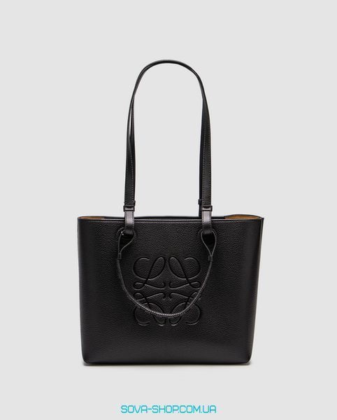 Женская сумка Loewe Bag Tote Anagram Leather Black Premium фото