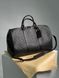 Унісекс сумка Louis Vuitton Keepall Bandouliere 50 Monogram Shadow Black in Embossed Leather Premium  re-10580 фото 2