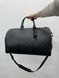 Унісекс сумка Louis Vuitton Keepall Bandouliere 50 Monogram Shadow Black in Embossed Leather Premium  re-10580 фото 6