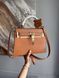 Жіноча сумка Hermes Kelly Sellier Epsom Camel with Gold Hardware Premium re-127901 фото 1