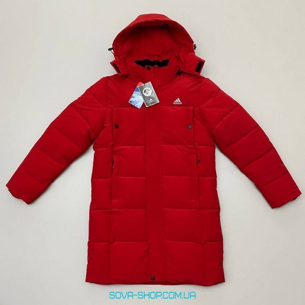 Мужская зимняя куртка Adidas Цвет: красный фото