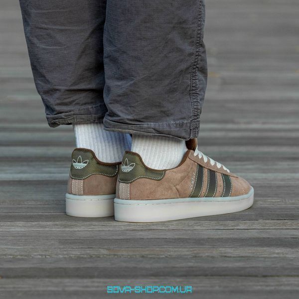 Мужские и женские кроссовки Adidas Campus Brown\Haki фото