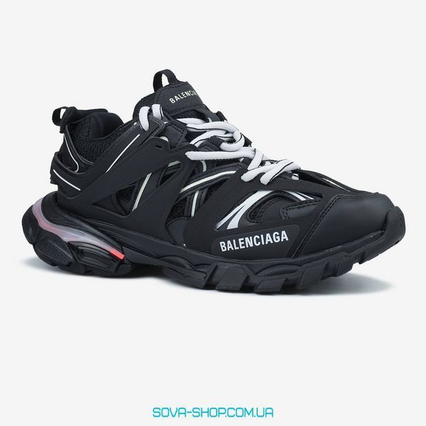 Чоловічі та жіночі кросівки Balenciaga Track LED Black (з підсвіткою) Premium фото