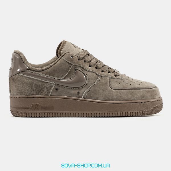 Мужские и женские кроссовки Nike Air Force 1 Mink Brown фото