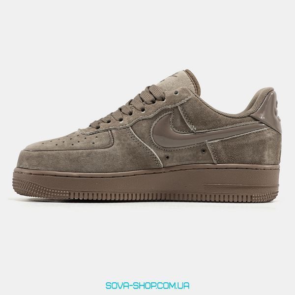 Мужские и женские кроссовки Nike Air Force 1 Mink Brown фото