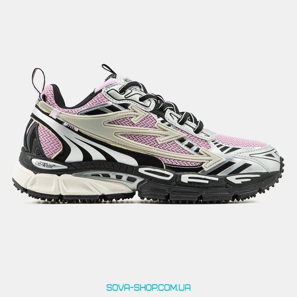 Мужские и женские кроссовки Off-White "Be Right Back" Purple Silver фото