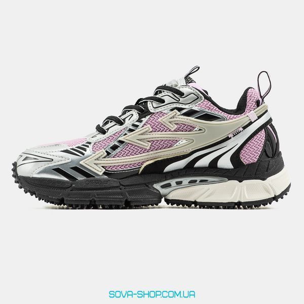 Мужские и женские кроссовки Off-White "Be Right Back" Purple Silver фото