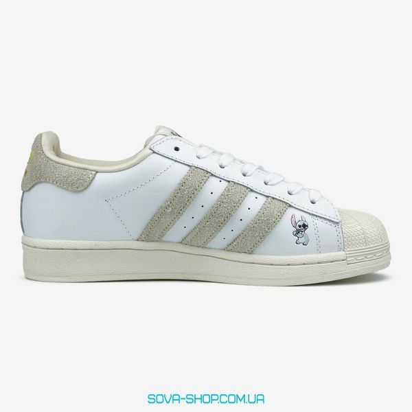 Женские кроссовки Adidas Superstar Cloud White Disney Stitch фото