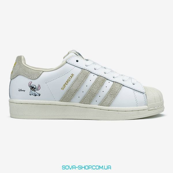 Женские кроссовки Adidas Superstar Cloud White Disney Stitch фото