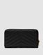 Кошелёк Yves Saint Laurent Plain Leather Long Wallet Black/Gold Premium re-126783 фото 3