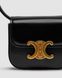 Жіноча сумка Celine Teen Triomphe Bag Black in Shiny Calfskin Premium re-11674 фото 3