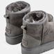 Жіночі зимові ботинки UGG Mini Platform Grey Premium re-9946 фото 8