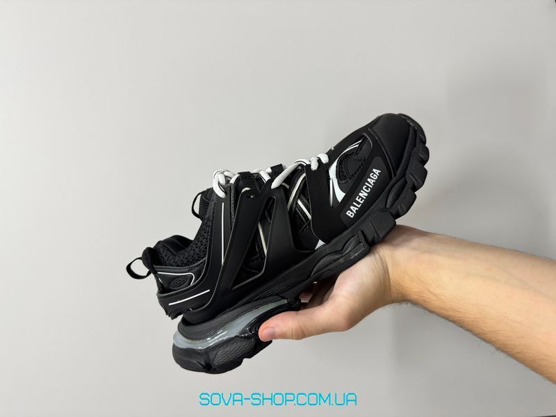 Чоловічі та жіночі кросівки Balenciaga Track LED Black (з підсвіткою) Premium фото