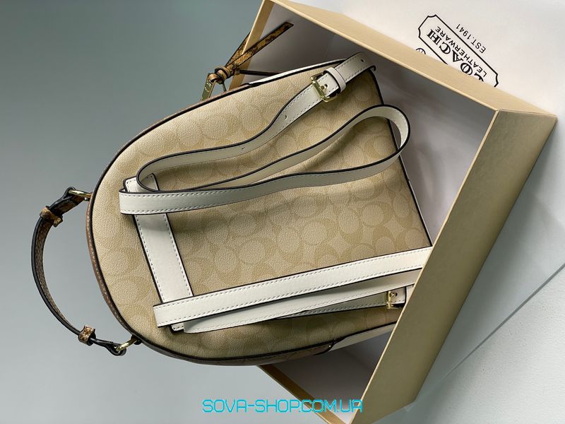 Жіночий рюкзак Coach Jordyn Backpack in Signature Canvas Premium фото