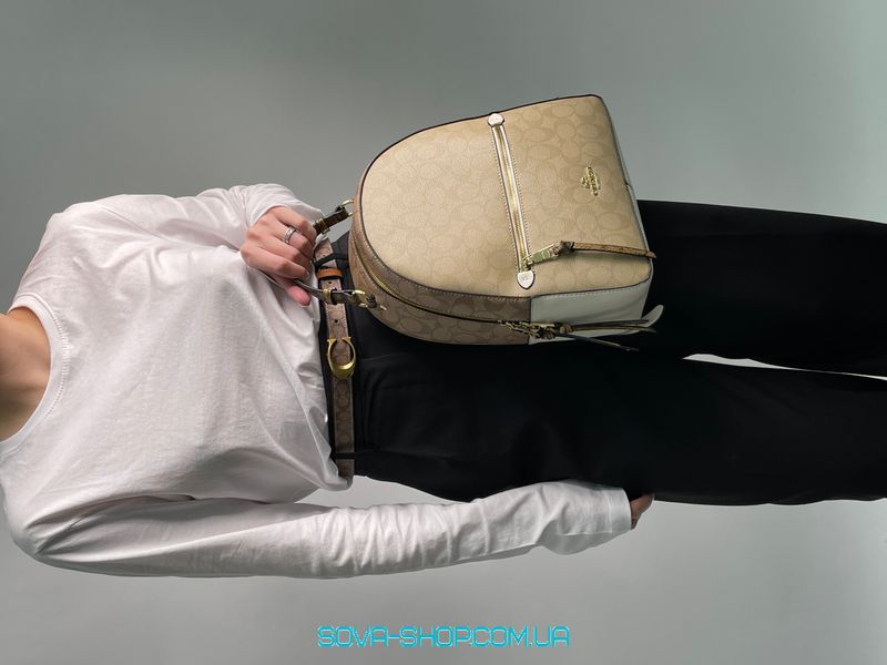 Жіночий рюкзак Coach Jordyn Backpack in Signature Canvas Premium фото