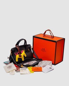 Женская сумка Hermes Birkin 20 Black Premium фото