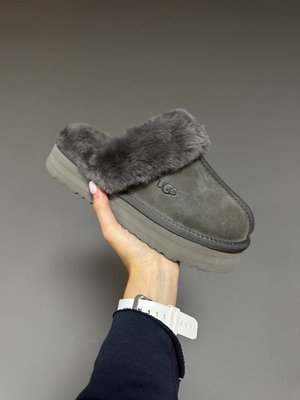 Жіночі зимові ботинки UGG DISQUETTE PLATFORM CHARCOAL PREMIUM фото