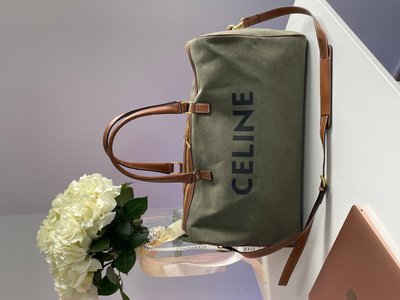 Жіноча сумка Celine Women Large Voyage Bag in Textile with Celine Print and Calfskin Premium фото