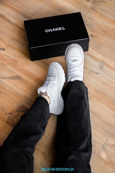 Жіночі кросівки Chanel Sneakers White фото
