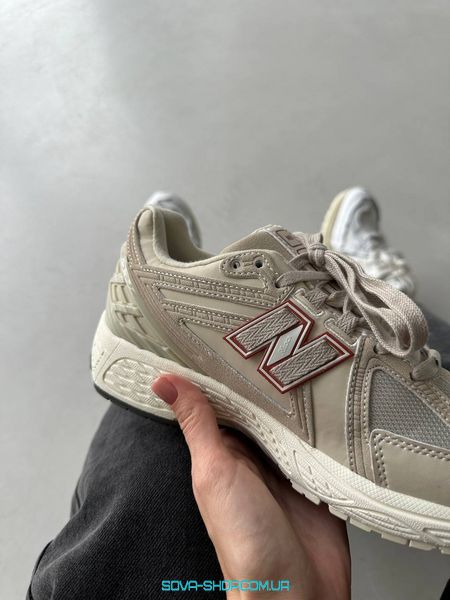 Унисекс кроссовки New Balance 1906R Cream Brown Red фото