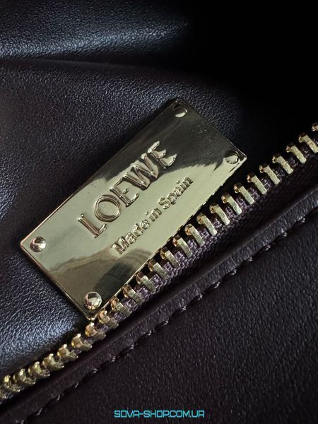 Женская сумка Loewe Small Puzzle Bag In Classic Chocolate/Gold Premium фото