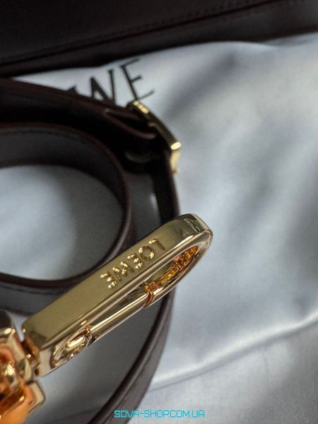Женская сумка Loewe Small Puzzle Bag In Classic Chocolate/Gold Premium фото