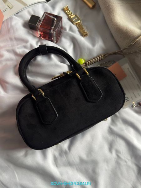 Жіноча сумка Miu Miu Arcadie Suede Bag Full Black Premium фото