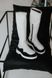 Зимові жіночі черевики з хутром Bottega Veneta High White re-5410 фото 10