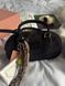 Жіноча сумка Miu Miu Arcadie Suede Bag Full Black Premium re-128557 фото 13