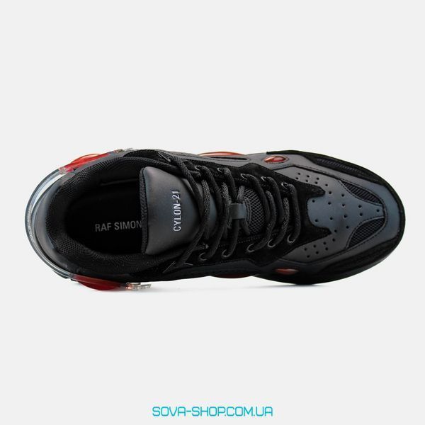 Чоловічі кросівки Adidas x Raf Simons Cylon-21 Black Red (Original Box) фото