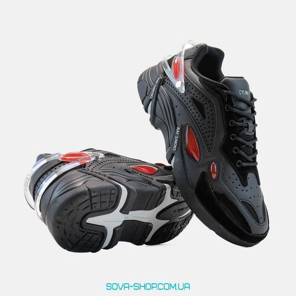 Чоловічі кросівки Adidas x Raf Simons Cylon-21 Black Red (Original Box) фото