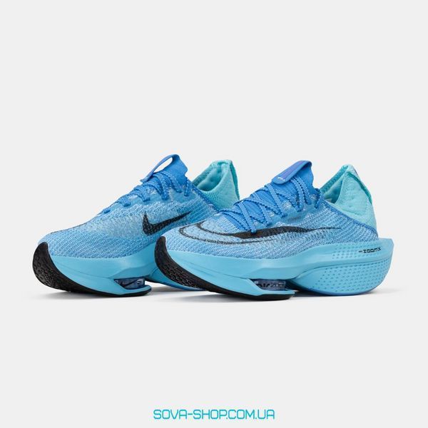 Мужские и женские кроссовки Nike Air ZoomX Alphafly Next 2 Blue фото