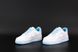 Жіночі кросівки White Light Blue Nike Air Force 1 re-4694 фото 2