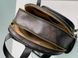Жіночий рюкзак Coach Large Court Backpack In Signature Canvas in Brown/Black Premium re-11381 фото 5