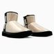 Жіночі зимові ботинки UGG Classic Clear Mini Natural/Black PREMIUM re-11919 фото 6