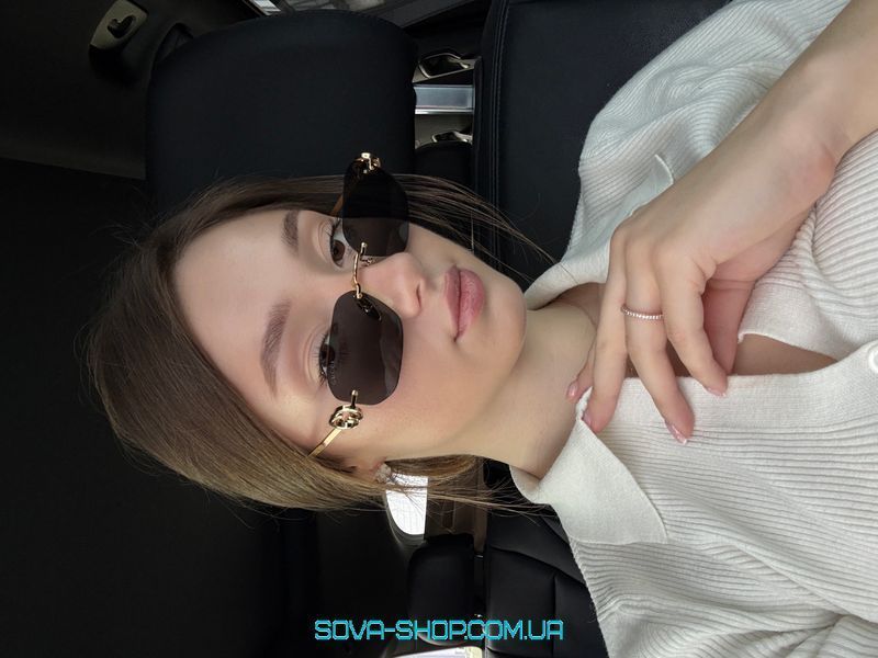 Солнцезащитные очки Gucci Black/Gold GG2228S 001 57/18/135 Premium фото