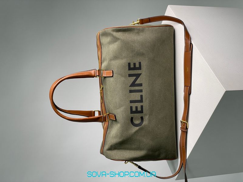 Женская сумка Celine Women Large Voyage Bag in Textile with Celine Print and Calfskin Premium фото