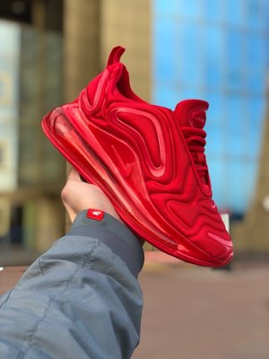 Чоловічі та жіночі кросівки Air Max 720 All Red Nike фото