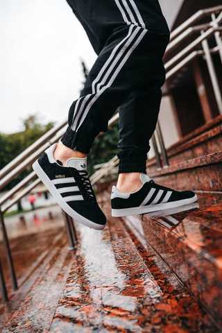 Adidas gazelle 2 black and white hotsell