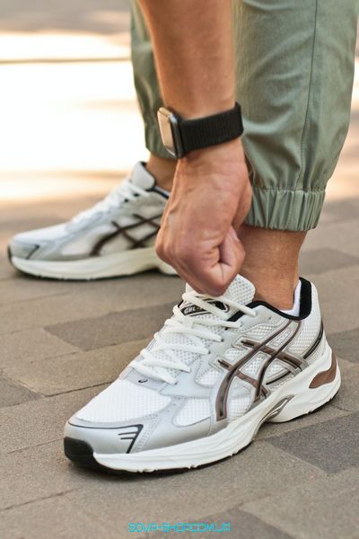 Мужские кроссовки Asics Gel-1130 White/Brown фото