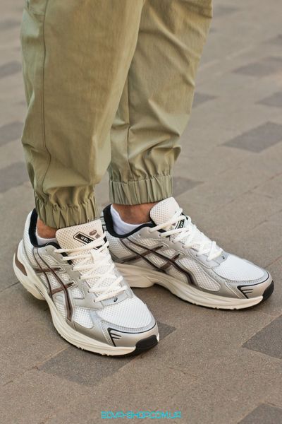 Мужские кроссовки Asics Gel-1130 White/Brown фото