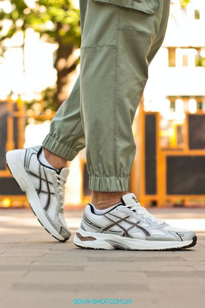 Мужские кроссовки Asics Gel-1130 White/Brown фото