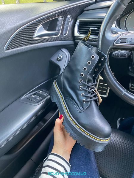 Унисекс зимние ботинки (мех) Dr. Martens Jadon Black фото