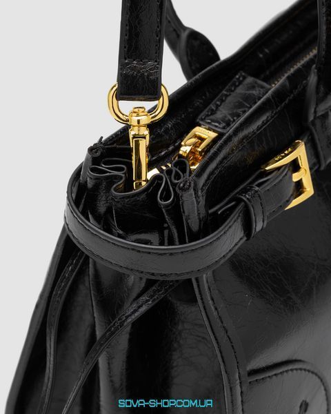 Жіноча сумка Prada Medium Leather Handbag Black Premium фото