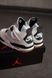 Мужские кроссовки Nike Air Jordan Retro 4 White/Black/Gum re-10555 фото 6