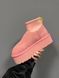 Жіночі зимові ботинки UGG Classic Mini Dipper Pink PREMIUM re-129883 фото 4