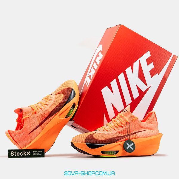 Женские и мужские кроссовки Nike Air Xoom AlphaFly 3 Orange фото