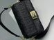 Женская сумка Fendi Baguette Black Leather Bag Premium re-11488 фото 6