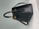 Жіноча сумка Hermes Kelly 25 Black/Gold Premium re-11427 фото 10
