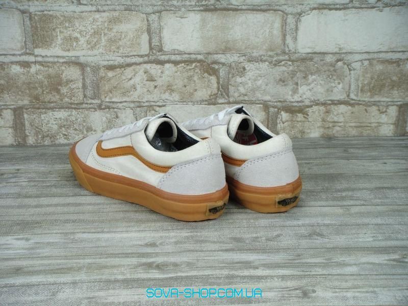 Женские кеды Old Skool White Gum Women V a n s фото